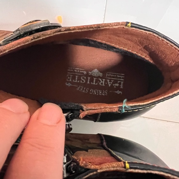 L’ ARTISTE GEORGIANA-ROSE Boots Spring Step -Leather- Size 39 (8.5) - Picture 4 of 8